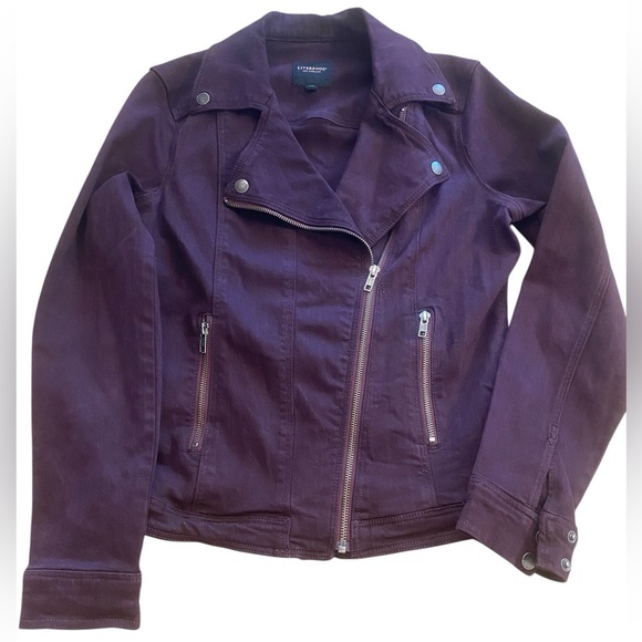 Liverpool Jackets & Blazers - Liverpool Women’s Purple Denim Jean Jacket Size S great condition